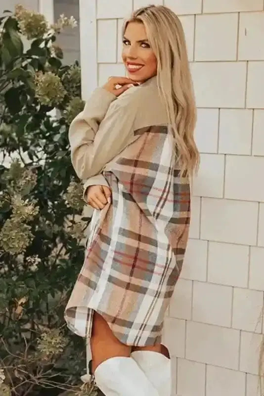 Mini Dresses Highland Hues Mini Shirt Dress