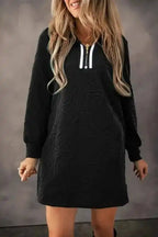 Mini Dresses Jacquard Zipper Shift Dress