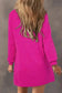 Mini Dresses Jacquard Zipper Shift Dress