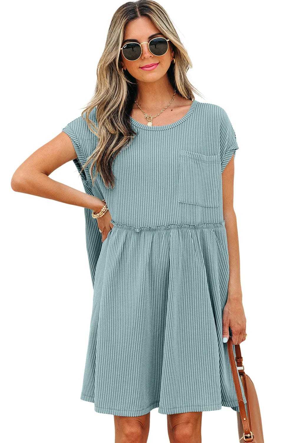 Mini Dresses Knit Couture Swing Dress
