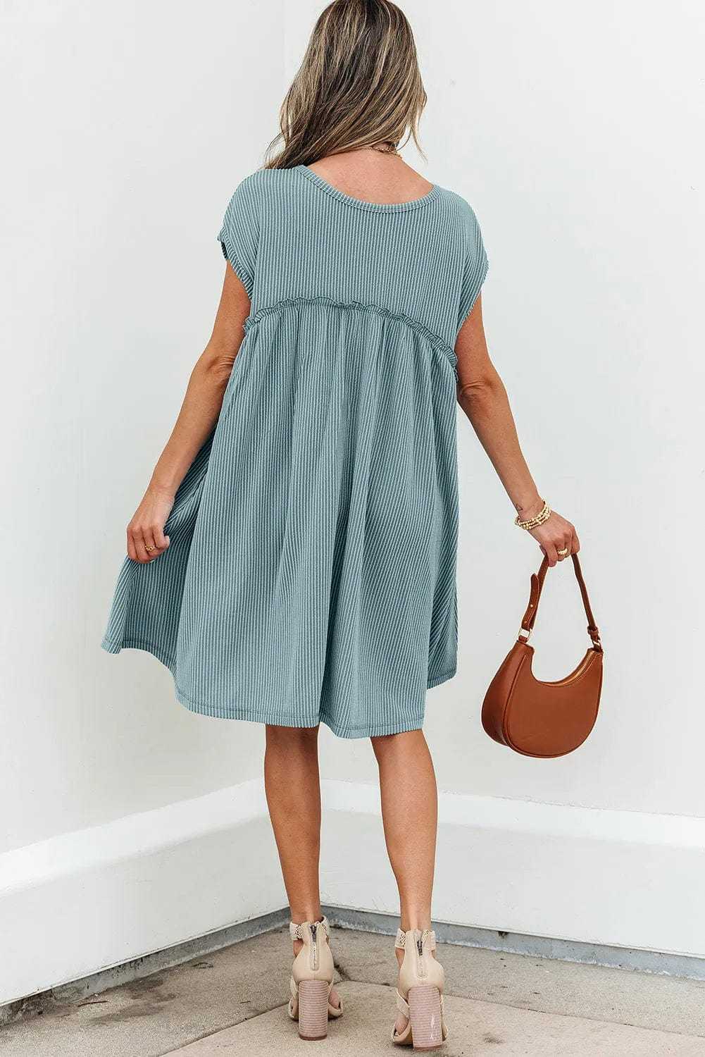 Mini Dresses Knit Couture Swing Dress