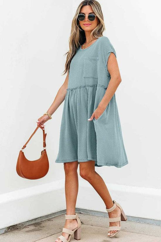 Mini Dresses Knit Couture Swing Dress