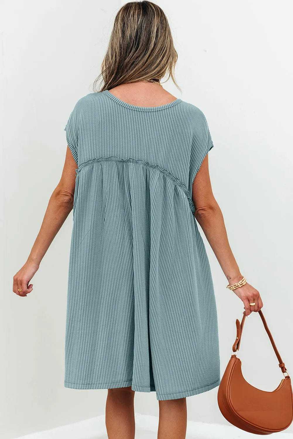 Mini Dresses Knit Couture Swing Dress