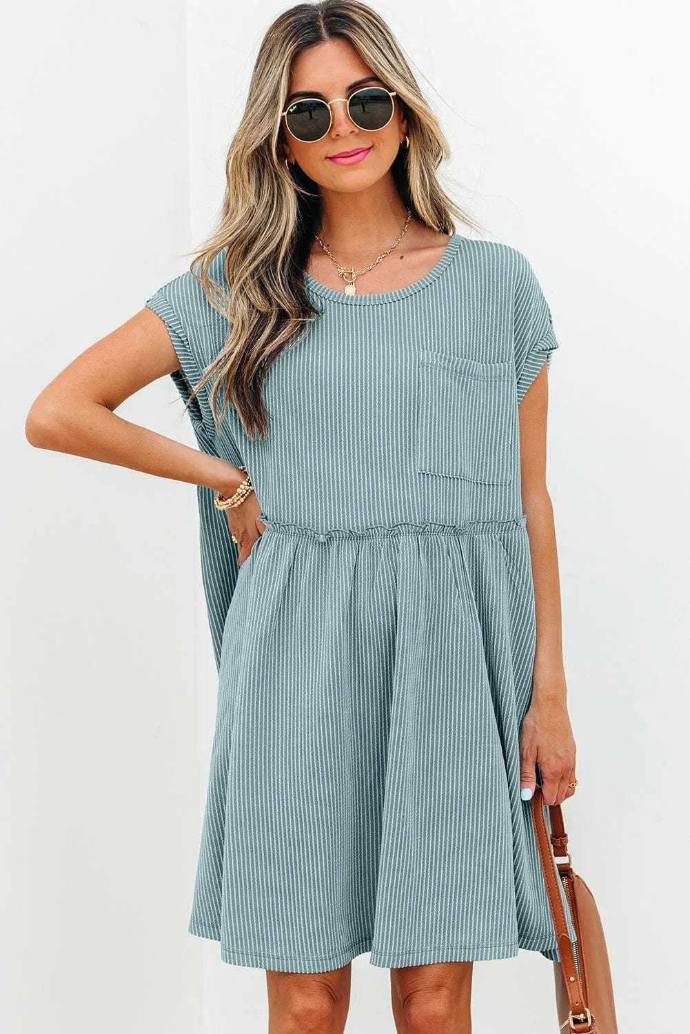 Mini Dresses Knit Couture Swing Dress