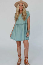 Mini Dresses Knit Couture Swing Dress