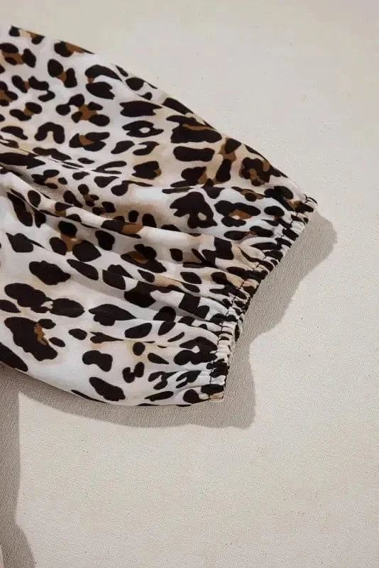 Mini Dresses Leopard Chic Flared Dress