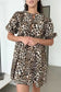 Mini Dresses Leopard Chic Flared Dress
