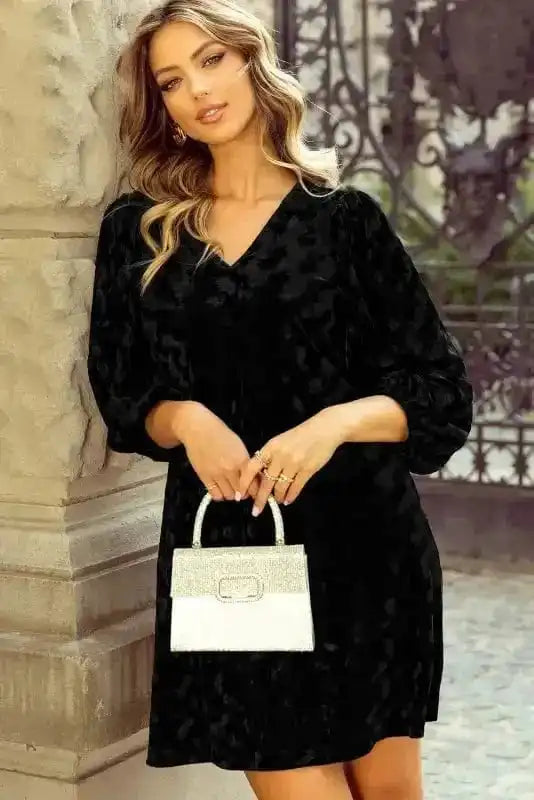 Mini Dresses Midnight Velvet Mini Dress