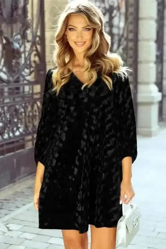 Mini Dresses Midnight Velvet Mini Dress