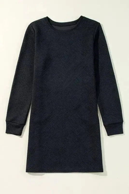 Mini Dresses Modern Monotone Mini Dress