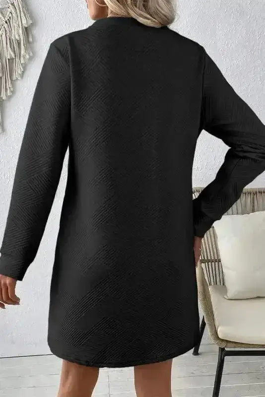 Mini Dresses Modern Monotone Mini Dress