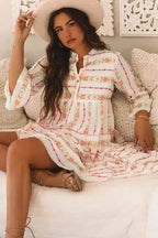 Mini Dresses Mystic Print Flowy Dress