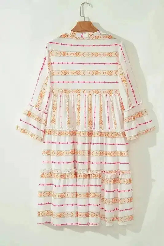 Mini Dresses Mystic Print Flowy Dress