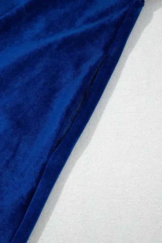 Mini Dresses Nautical Velvet Charm Dress