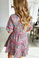 Mini Dresses Ocean Whispers Puff Sleeve Dress