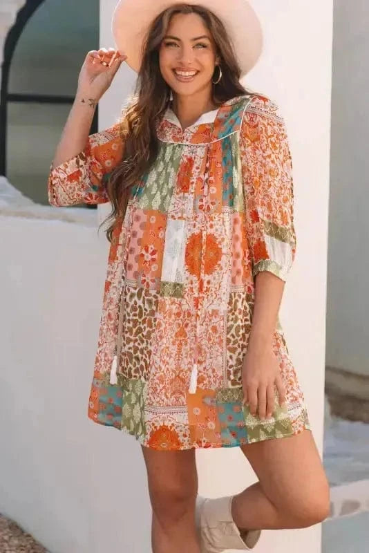 Mini Dresses Paisley Breeze Chiffon Dress