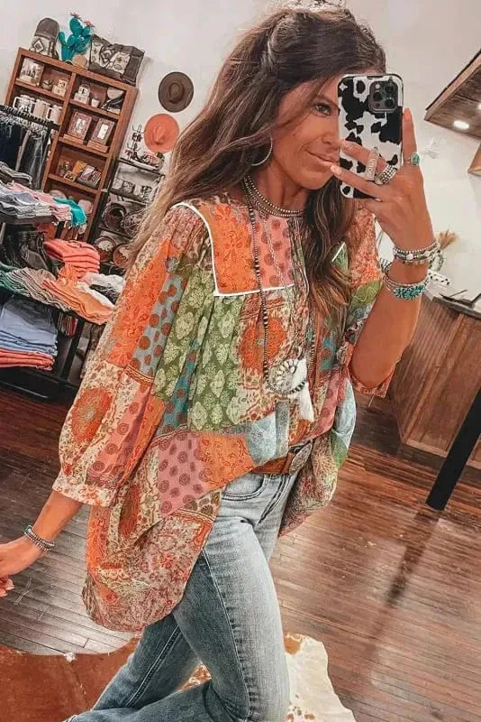 Mini Dresses Paisley Breeze Chiffon Dress