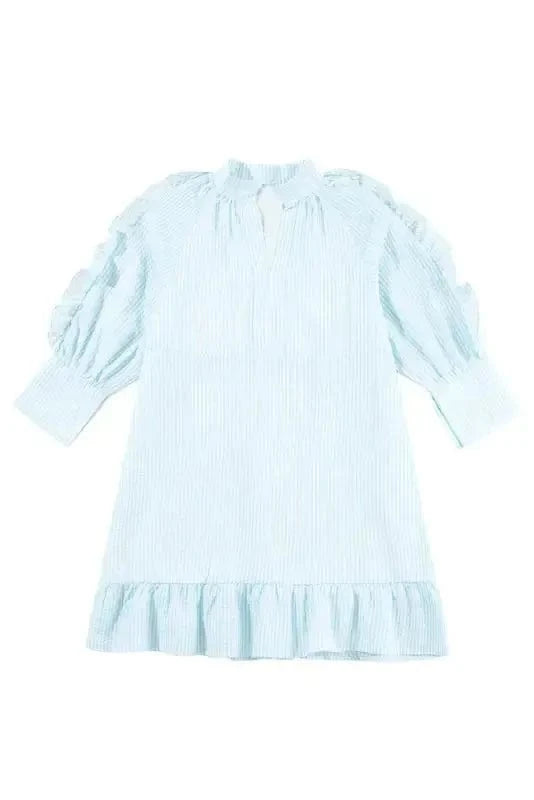 Mini Dresses Petite Elegance Ruffled Dress