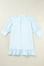 Mini Dresses Petite Elegance Ruffled Dress