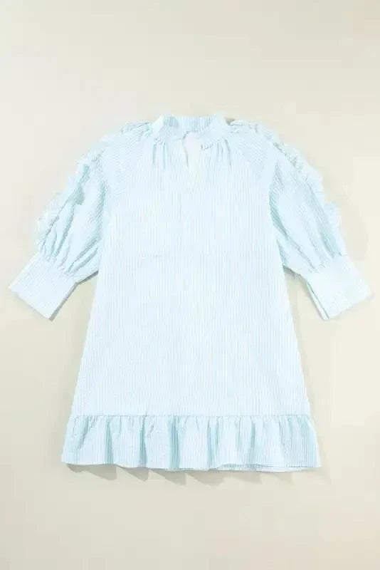 Mini Dresses Petite Elegance Ruffled Dress