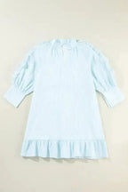 Mini Dresses Petite Elegance Ruffled Dress