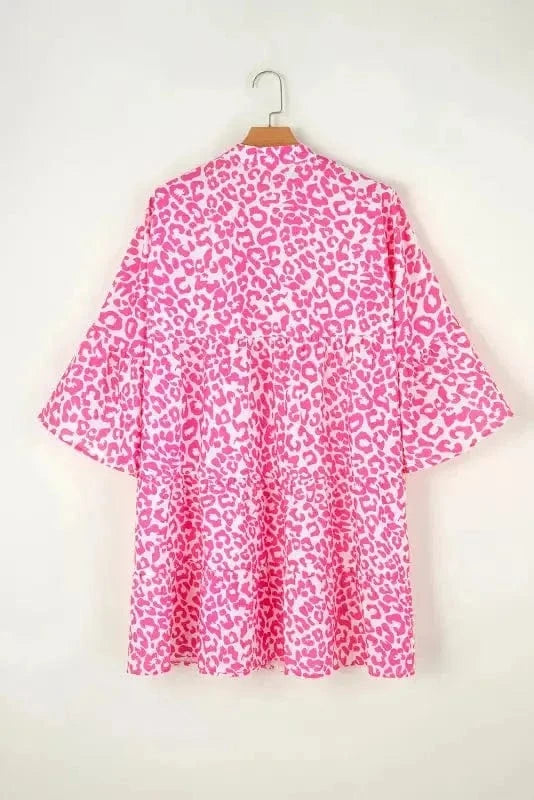 Mini Dresses Pink Panthera Mini Dress