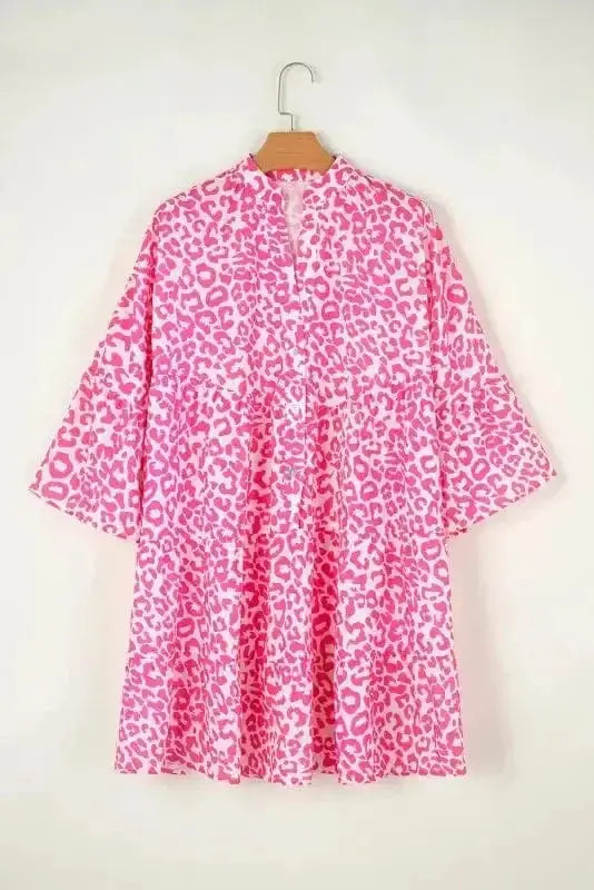 Mini Dresses Pink Panthera Mini Dress