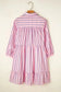 Mini Dresses Pinstripe Mini Shirt Dress