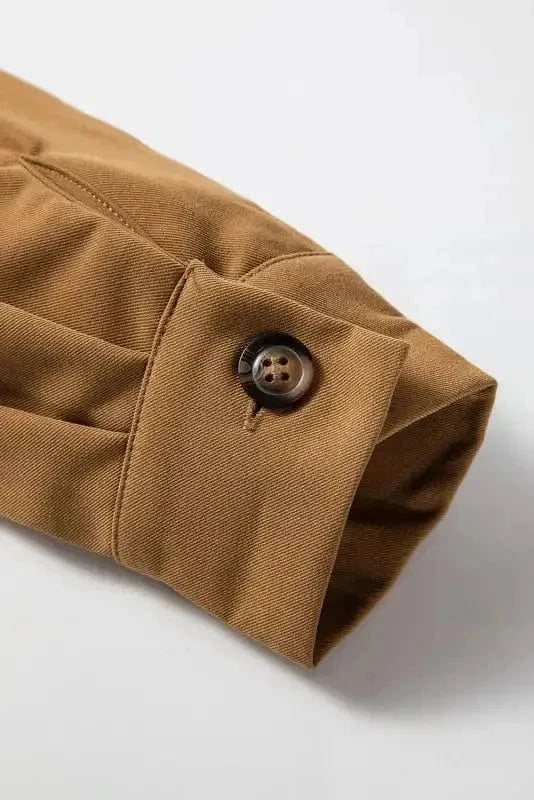 Mini Dresses Plaid Patch Shirt Dress