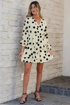 Mini Dresses Polka Dot Mini Dress