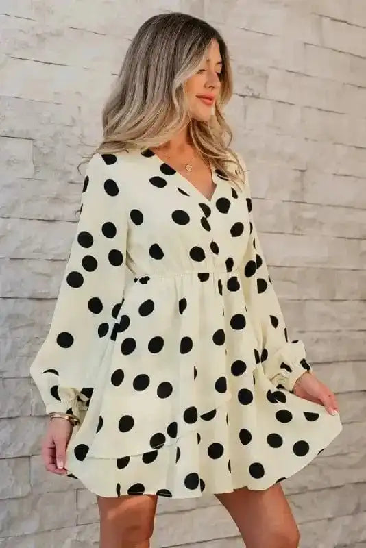 Mini Dresses Polka Dot Mini Dress
