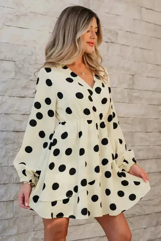 Mini Dresses Polka Dot Mini Dress