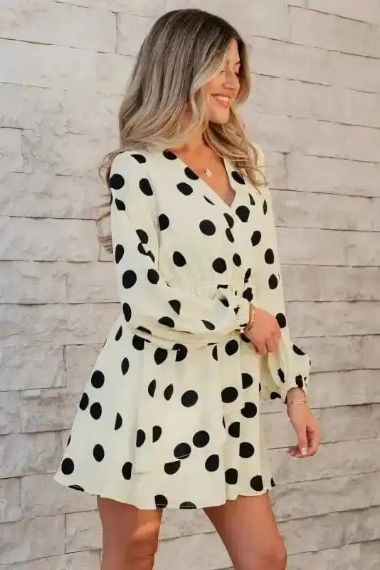 Mini Dresses Polka Dot Mini Dress