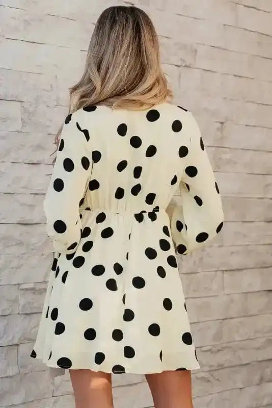 Mini Dresses Polka Dot Mini Dress