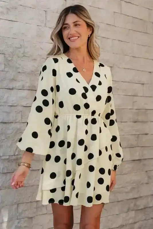 Mini Dresses Polka Dot Mini Dress