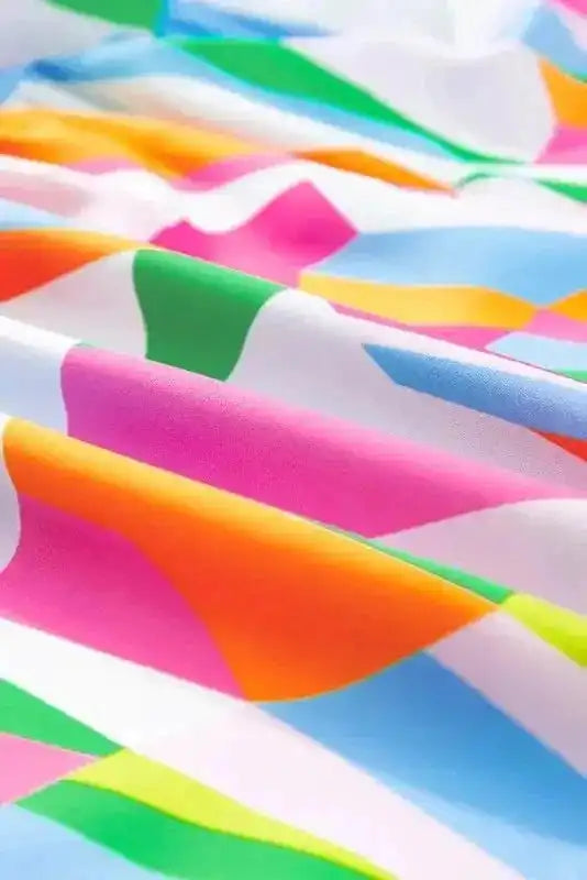 Mini Dresses Posh Print V-Neck Dress