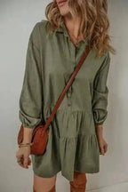 Mini Dresses Puff Perfection Tiered Dress
