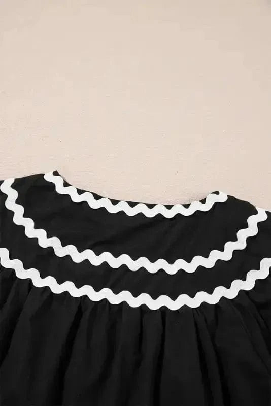 Mini Dresses Ricrac Romance Mini Dress