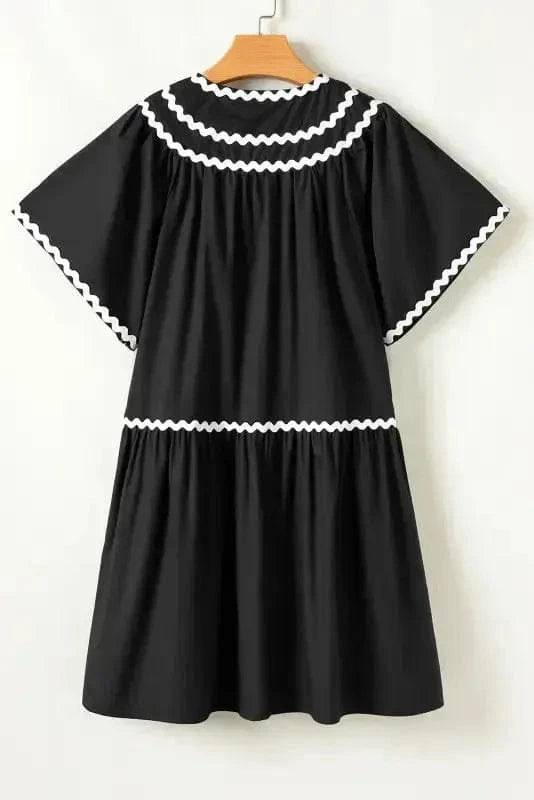Mini Dresses Ricrac Romance Mini Dress
