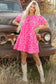 Mini Dresses Rose Leopard Chic Dress
