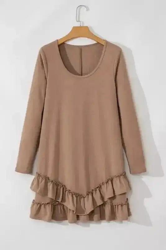 Mini Dresses Sassy Ruffle Mini Dress