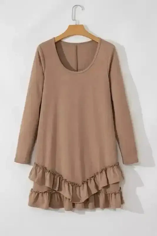 Mini Dresses Sassy Ruffle Mini Dress