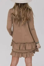 Mini Dresses Sassy Ruffle Mini Dress