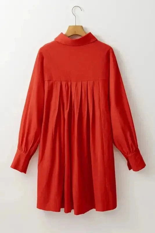 Mini Dresses Scarlet Pleat Perfection Mini Dress