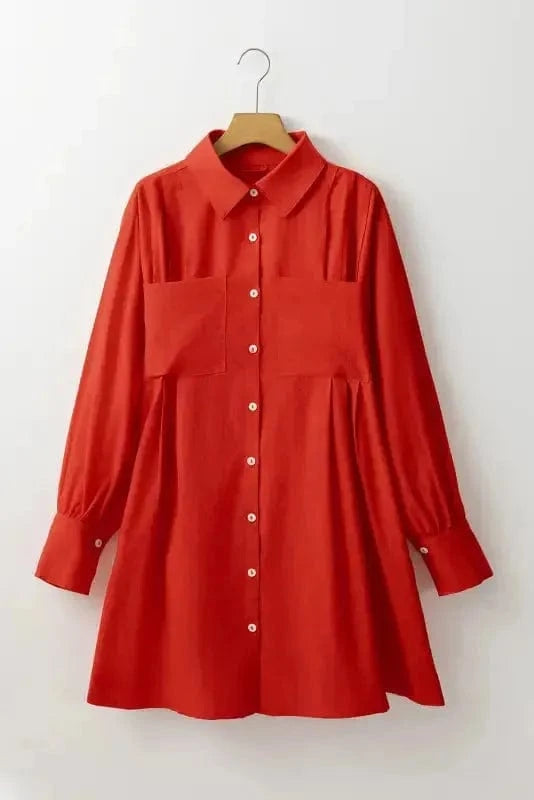 Mini Dresses Scarlet Pleat Perfection Mini Dress