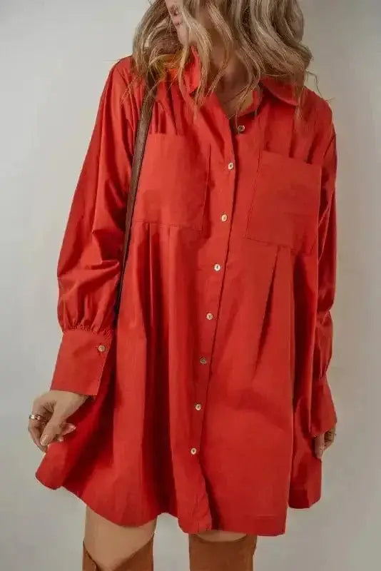 Mini Dresses Scarlet Pleat Perfection Mini Dress