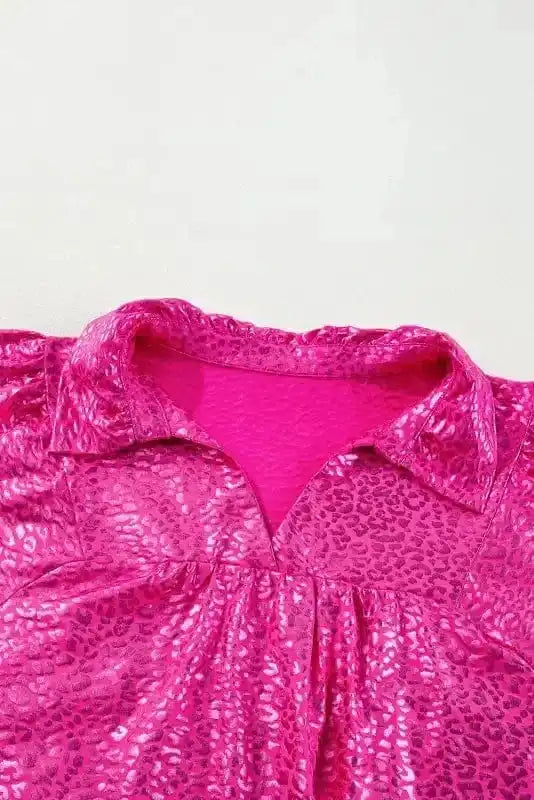 Mini Dresses Scarlet Sheen Leopard Babydoll Dress