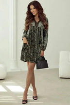 Mini Dresses Serenity Velvet Dress