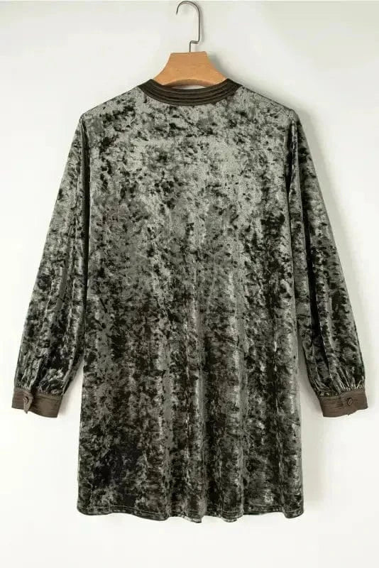 Mini Dresses Serenity Velvet Dress