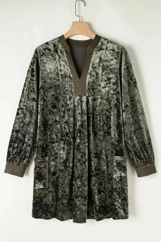 Mini Dresses Serenity Velvet Dress